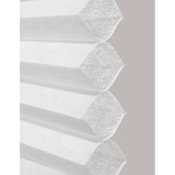 Lumi Light Filtering White Cordless Cellular Window Shade 23" x 72" w/ Hardware - Picture 2 of 7